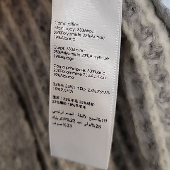 3.1 Phillip Lim Fisherman  Chunky Rib Cowl Neck Sleeveless Sweater - Picture 7 of 11